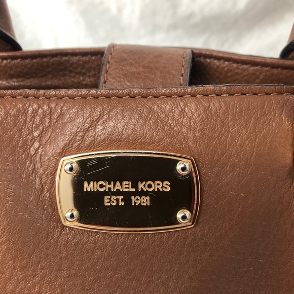 Michael Kors Brown Leather Satchel - Picture 7 of 10